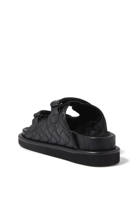 Orson Leather Quilted Slides